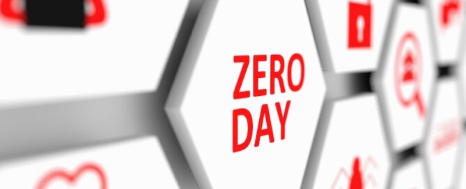 Zero day concept cell blurred background 3d illustration