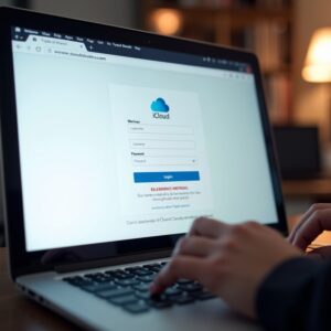 Flux_Dev_A_digital_image_depicting_a_fraudulent_iCloud_phishin_0