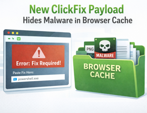 Threat Actors Push ClickFix Payload via Browser Cache