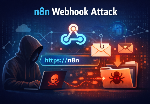 Cyber attack via webhook flow