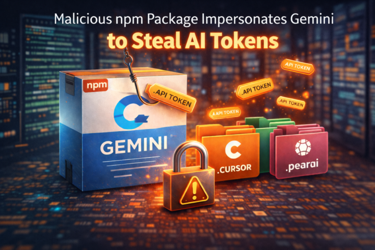 Cybersecurity threat with fake Gemini package