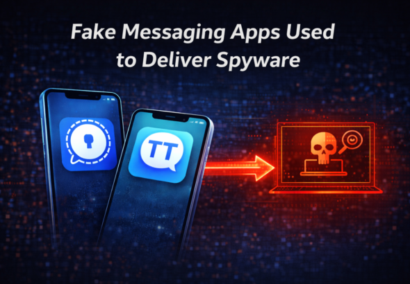 Spyware delivered via fake apps