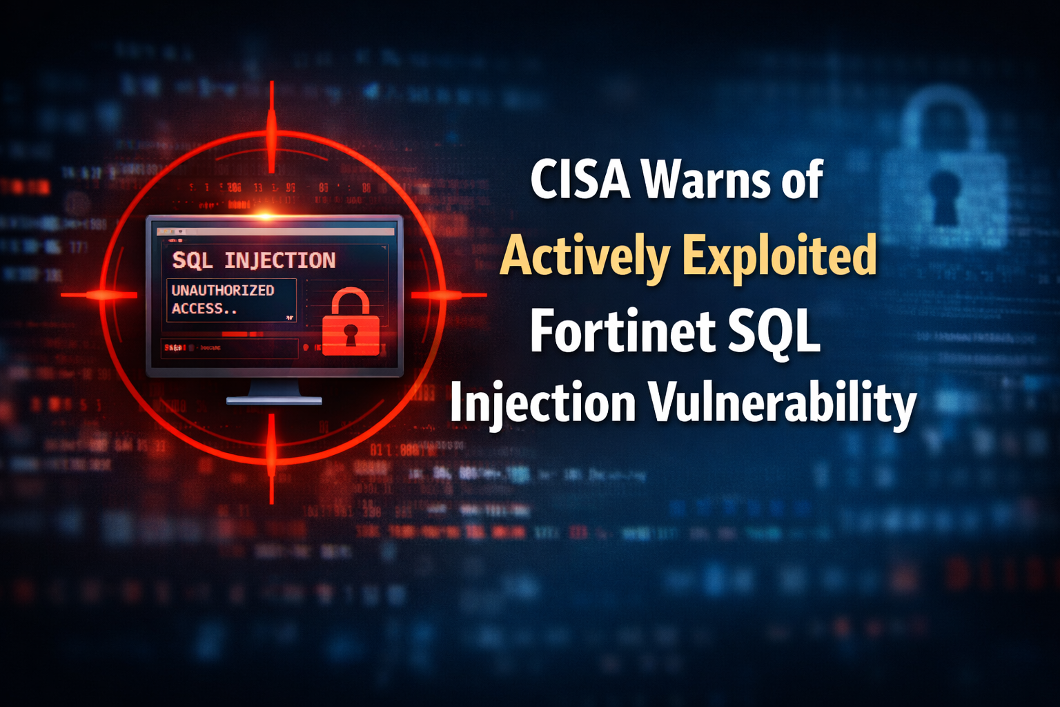 Warning of exploited security vulnerability