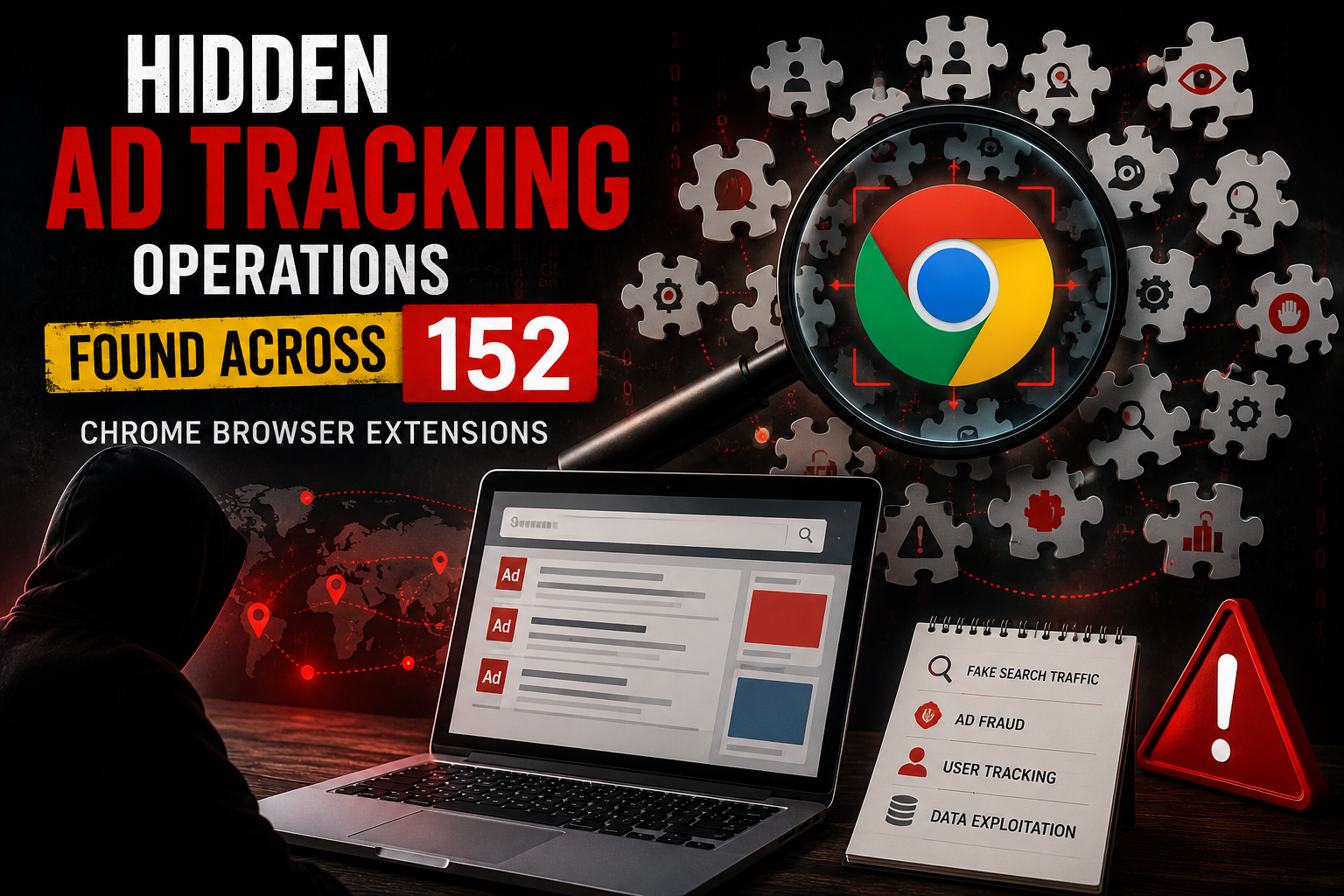 Hidden Ad Tracking Operations Found Across 152 Chrome Browser Extensions