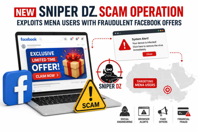 New Sniper Dz Scam Operation Exploits MENA Users with Fraudulent Facebook Offers