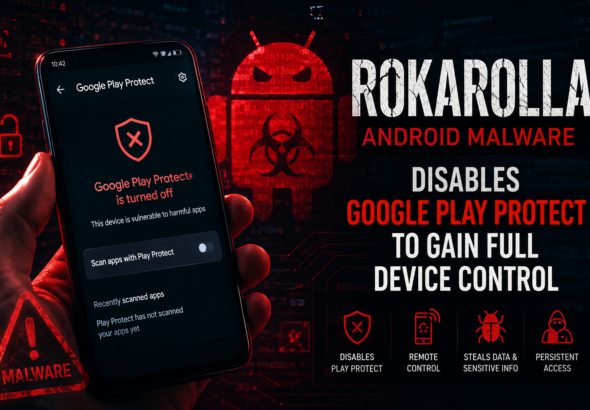 Rokarolla Android Malware Disables Google Play Protect to Gain Full Device Control