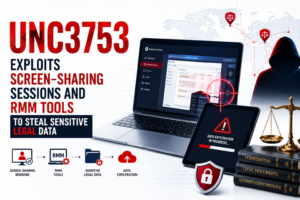 UNC3753 Exploits Screen-Sharing Sessions and RMM Tools to Steal Sensitive Legal Data