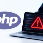 PHP Cybersecurity Alert Laptop